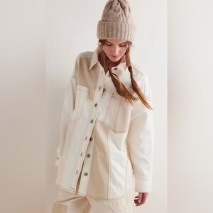 Free People We The Free Mountain Roads Button-Down Shirt